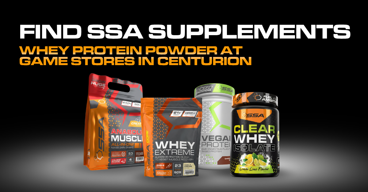 Whey Protein Powder at Game 