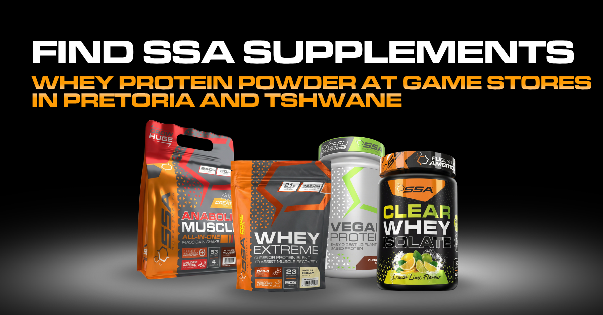Whey Protein Powder at Game Stores in Pretoria 