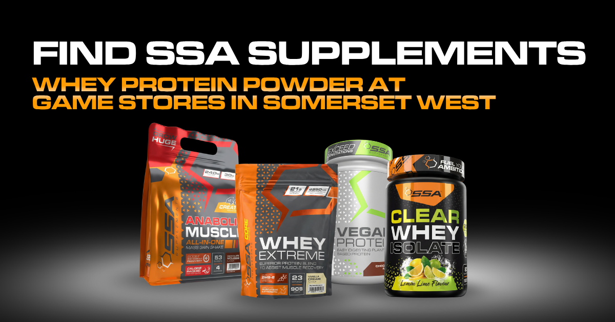 Find SSA Supplements Whey Protein Powder at Game Stores in Somerset West