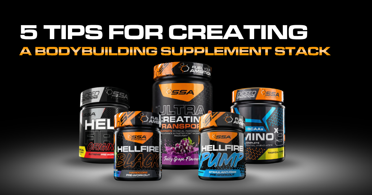 5 Tips for Creating a Bodybuilding Supplement Stack