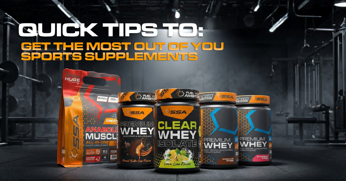 Quick Tips to Get the Most Out of Your Sports Supplements