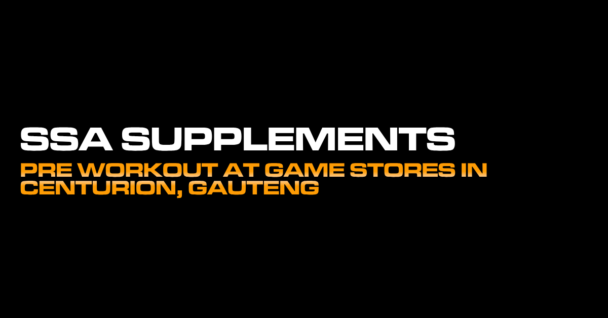SSA Hellfire Original pre-workout available at Game Stores in Centurion