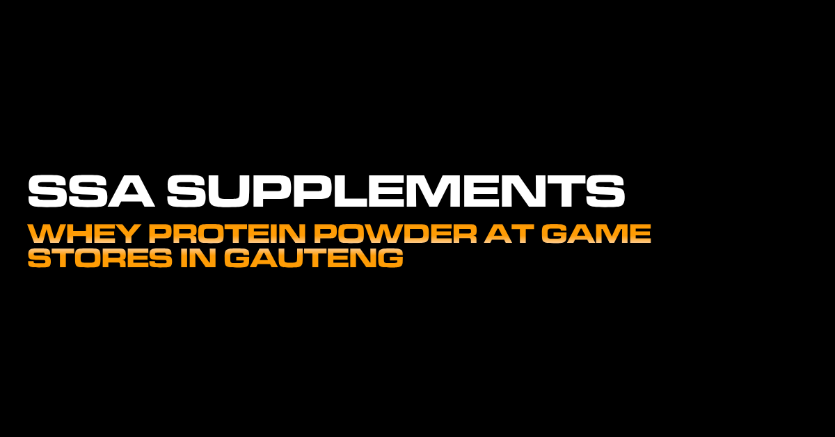 SSA Whey Extreme protein powder available at Game Stores in Gauteng