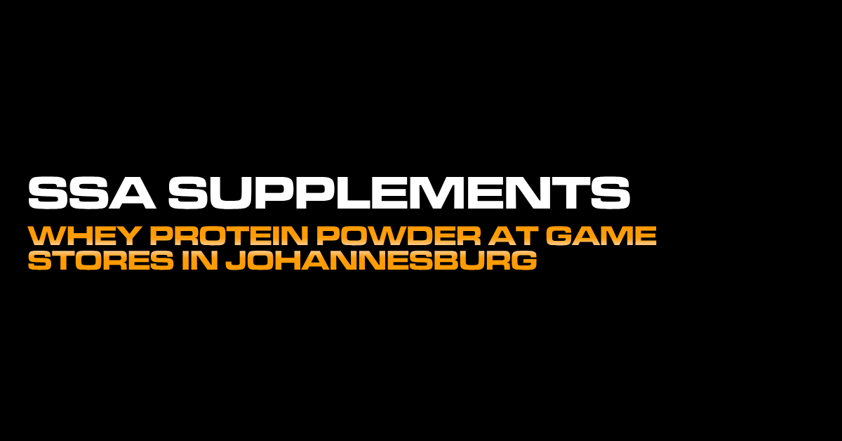 SSA Whey Extreme protein powder available at Game Stores in Johannesburg