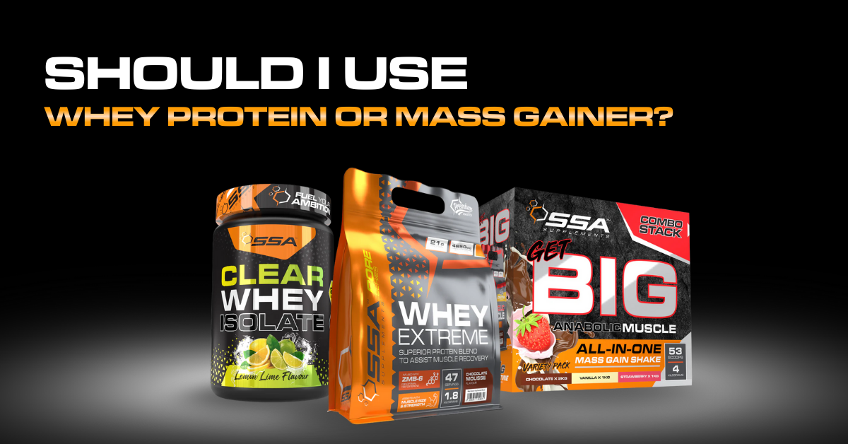 Should I Use Whey Protein or Mass Gainer?