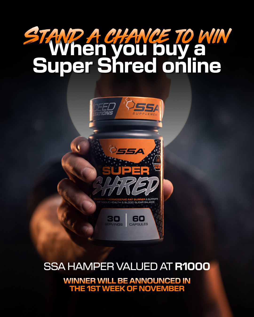 SSA Super Shred 60 caps