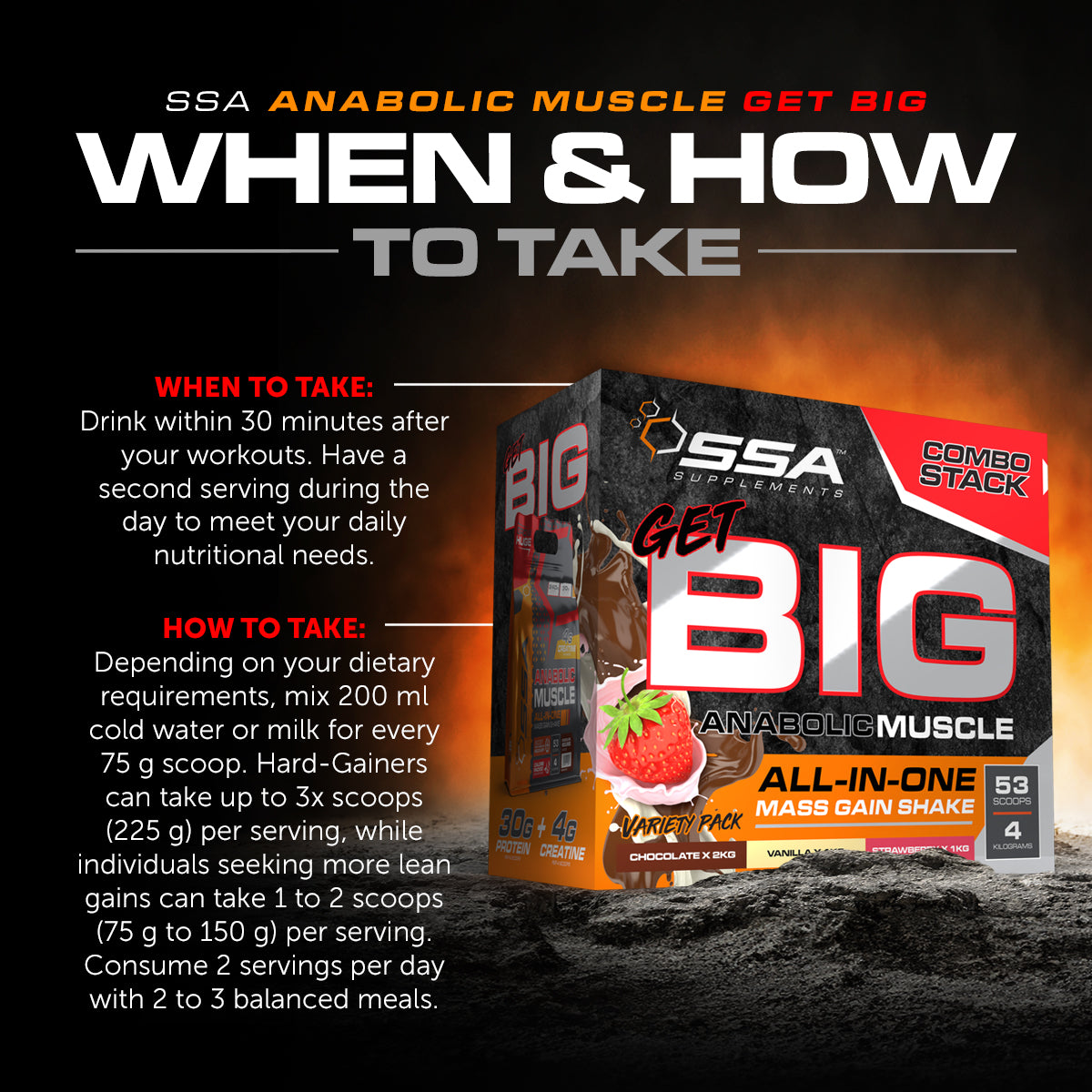 SSA Get Big 4kg Box