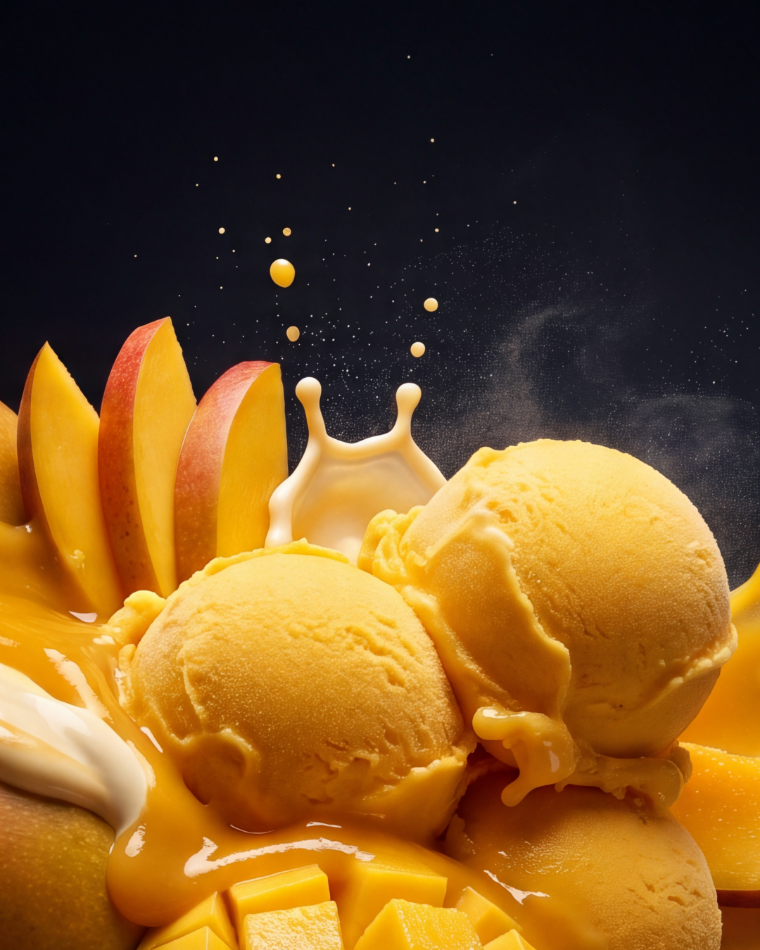 Creamy Mango Sorbet