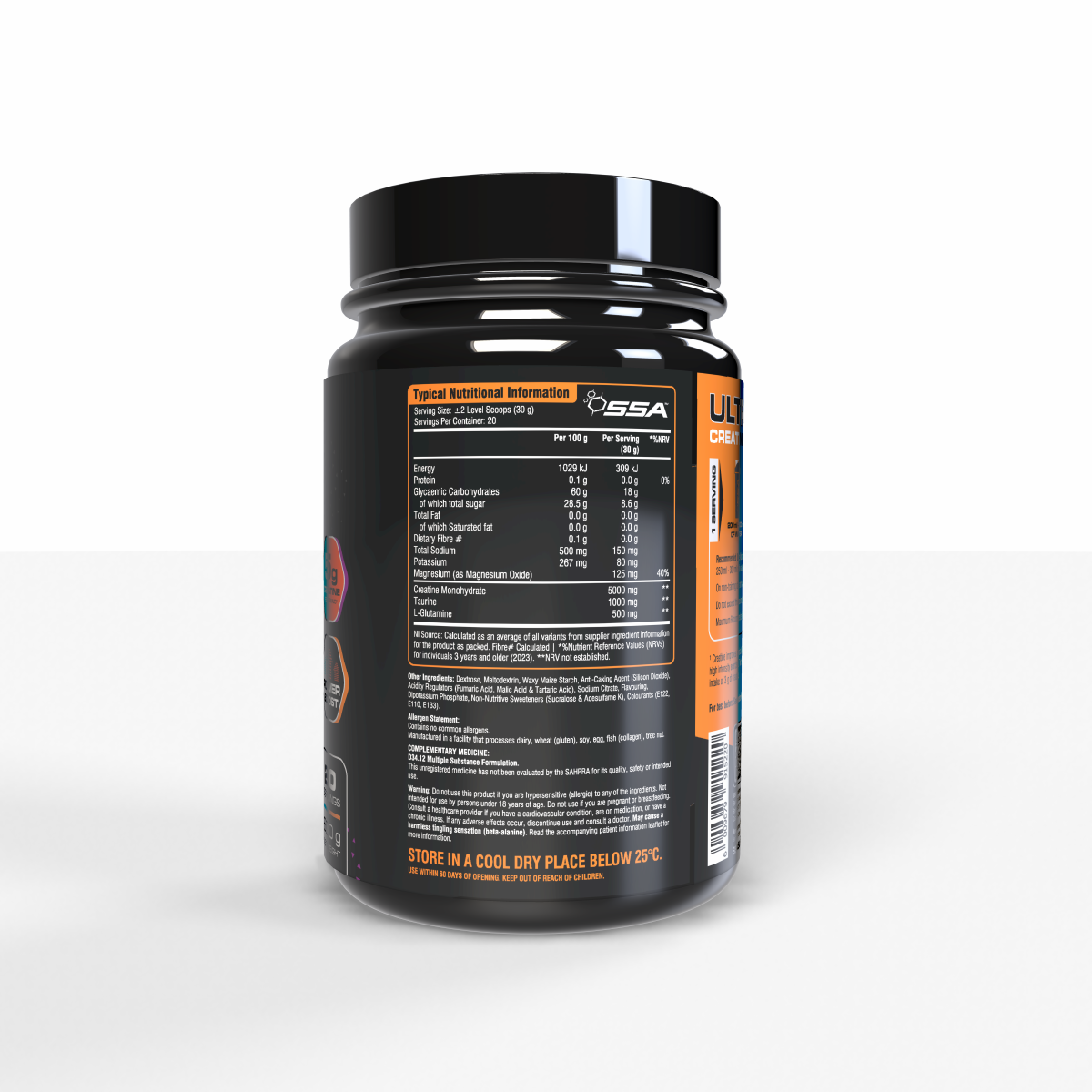 SSA Ultra Creatine Transport - Cell Volumisation Creatine [20 Servings]