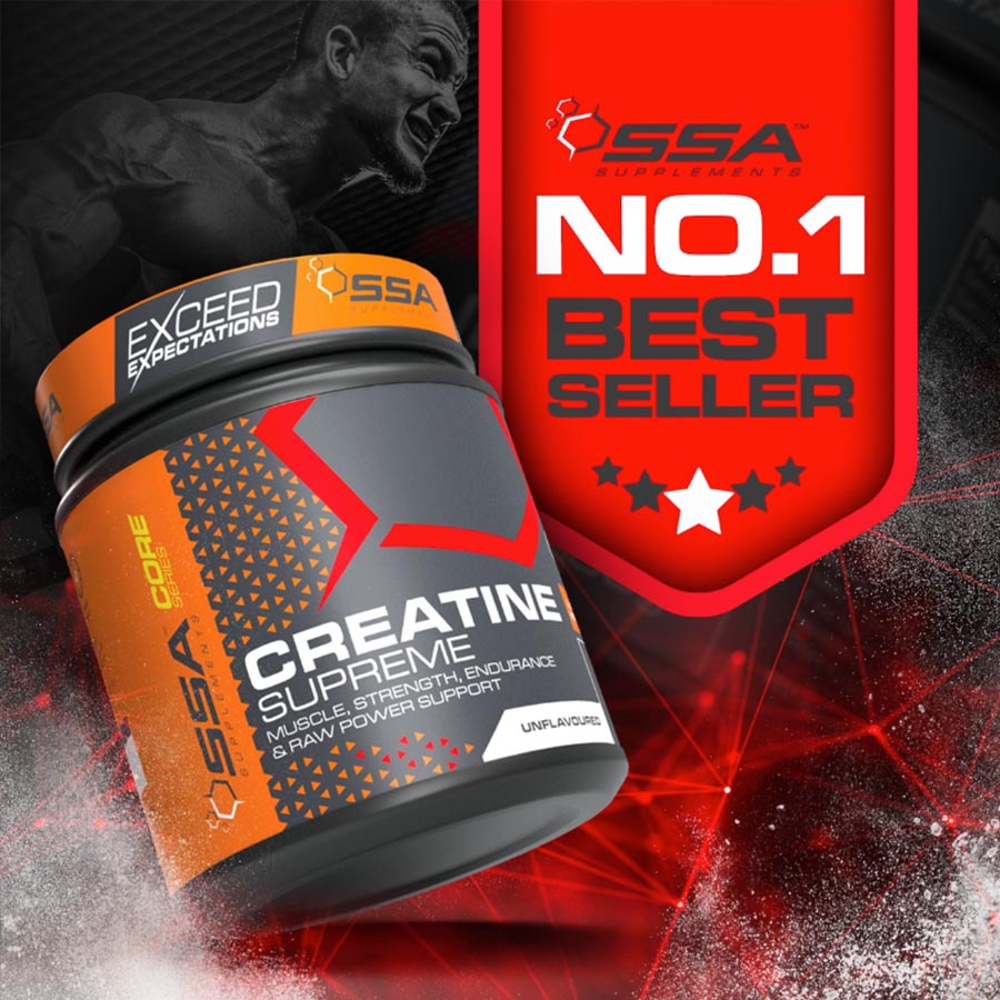 SSA Creatine Supreme - Micronised Monohydrate [40-100 Servings]