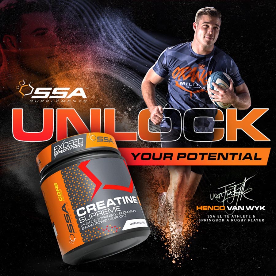 SSA Creatine Supreme - Micronised Monohydrate [40-100 Servings]