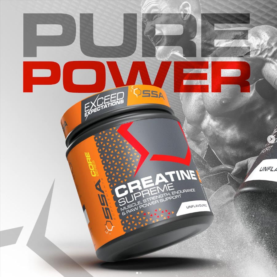 SSA Creatine Supreme - Micronised Monohydrate [40-100 Servings]