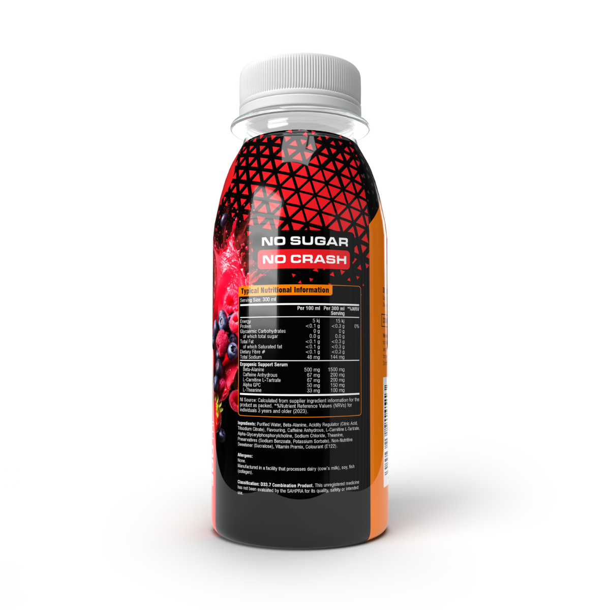 SSA Hellfire Energy - 6 pack 300ml Red Berry Cooler