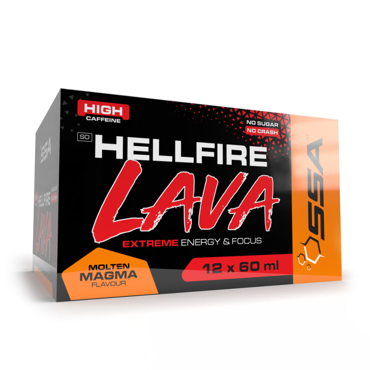 SSA Hellfire Lava - 12 Pack 60ml