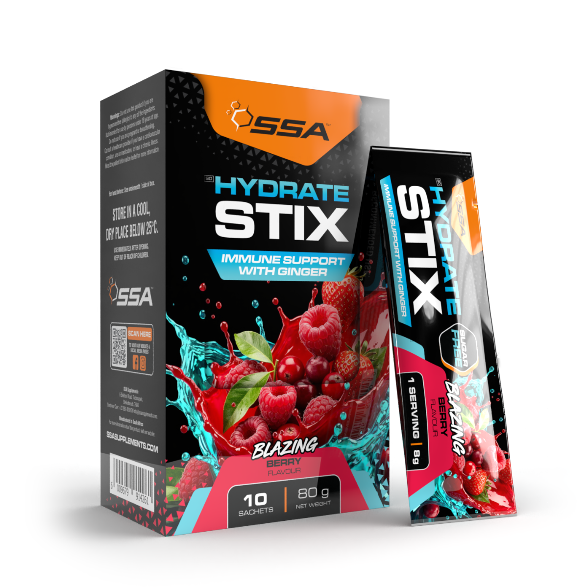 SSA Hydrator Stix 10 x 8g