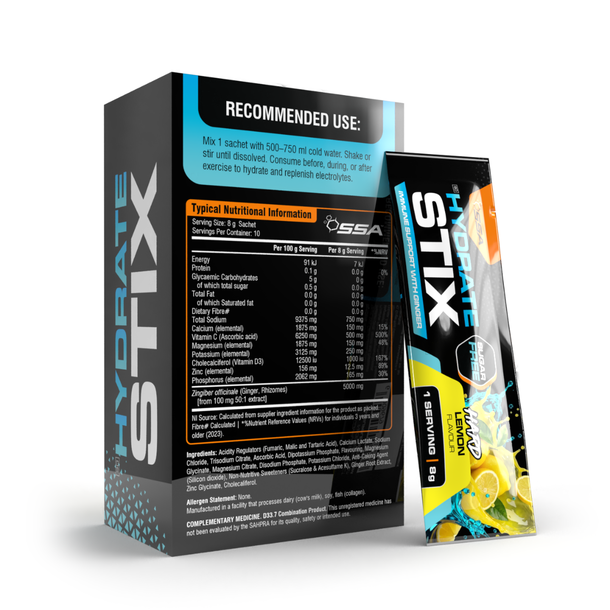SSA Hydrator Stix 10 x 8g